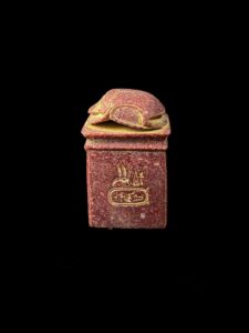 Egyptian Scarab Replica: Hieroglyphic Decor for Archeology Enthusiasts - Image 3