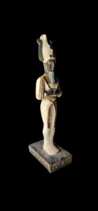 Basalt Stone Egyptian God Osiris Statue - Image 3