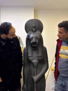 Large Goddess Sekhmet sculpture, 185 cm in Height, Goddess Sekhmet - Image 3