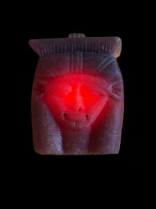 Quartz Goddess Hathor Amulet - Authentic Egyptian Craftsmanship - Spiritual Protection & Empowerment - Hathor pendant necklace. - Image 3