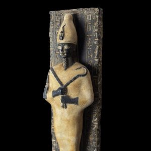 Basalt Egyptian God Osiris Statue: Unique Statuette - Image 3