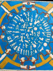 Dendera Zodiac Replica: Ancient Egyptian Astronomical Symbols - Image 3