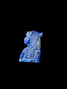 Lapis Lazuli Egyptian Cleopatra Amulet Pendant Necklace - Image 3