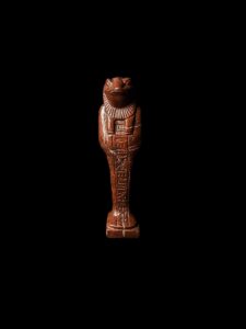 Jasper Goddess Heqet Statue: Ancient Egyptian Fertility Deity - Image 3