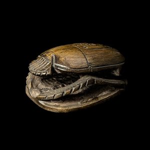 Sandalwood Egyptian Scarab Beetle: Good Luck Symbol - Image 3