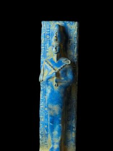 Basalt Egyptian God Osiris Statue: Unique Statuette - Image 3