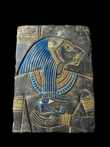 Goddess Sekhmet Relief: Egyptian Wall Decor - Image 3