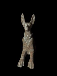 Large Jackal God Anubis statue made in Egypt, Egyptian Anubis sculpture. - Image 3
