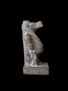 Handmade Egyptian Goddess Taweret Statue: Ancient Hippo Decor - Image 3