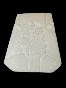 Alabaster Egyptian Art Relief: Ancient Mythology Home Decor - Image 3