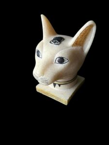 Ancient Egyptian Goddess Bastet statue, Home decor statues made in Egypt - Image 3