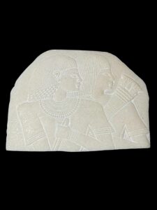 Alabaster Egyptian Art Relief: Mythology Home Decor - Image 3