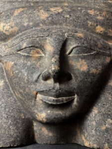 Handmade Granite Goddess Hathor Statue: Egyptian Altar Decor - Image 3