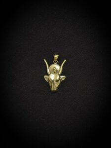 Goddess Hathor Amulet - Authentic Egyptian Craftsmanship - Spiritual Protection & Empowerment - Hathor pendant necklace. - Image 3