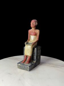 Museum Imhotep Statue - Ancient Egyptian Engineer Imhotep - the builder of Djoser's unprecedented step pyramid complex - Image 3