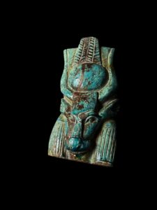 Manifest Handmade Goddess Hathor Statuette , Statue for the Egyptian Goddess Venus - Image 3