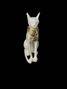 Ancient Egyptian Goddess Bastet statue, Home decor statues made in Egypt - Image 3