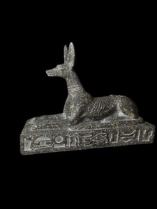 Large Jackal God Anubis statue made in Egypt, Egyptian Anubis sculpture. - Image 3