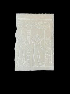 Egyptian God Thoth & Seshat Wall Relief: Home Decoration - Image 3