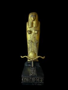 Egyptian Ptah-Sokar-Osiris Statue: Ancient Egypt Replica Artifact - Image 3