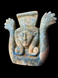Manifest Handmade Goddess Hathor Statuette , Statue for the Egyptian Goddess Venus - Image 3
