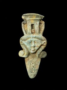 Manifest Handmade Goddess Hathor Statuette , Statue for the Egyptian Goddess Venus - Image 3