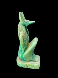Egyptian God Anubis Statue: Hammer Stone Collectible - Image 3