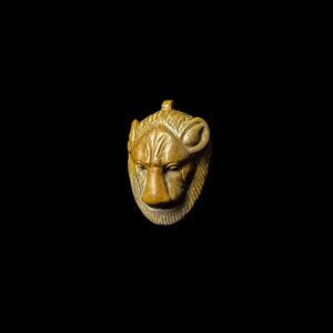 Hand-Carved Goddess Sekhmet Pendant: Egyptian Gemstone Amulet - Image 3