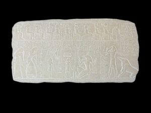 Ancient Egypt Judgment Day Wall Relief: God Anubis - Image 3