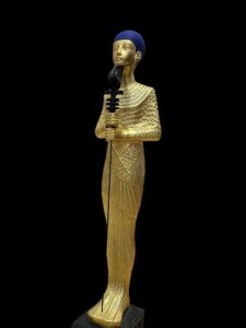 Rose & Black Granite God Ptah Statue: Egyptian Replica Sculpture - Image 3