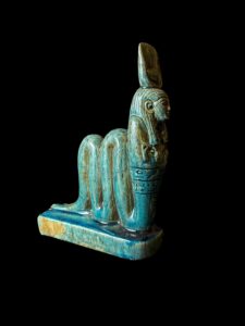 Hathor Cobra Goddess Statue: Egyptian Protection Artifact - Image 3