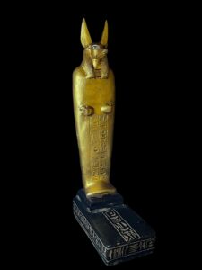 Rare Stone Anubis Statue: Egyptian God Statuette - Image 3