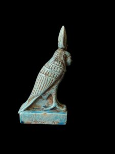 Rare BA Bird Statue with Sundisk - Ancient Egyptian Art - Image 3