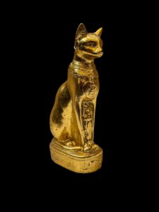 Ancient Egyptian Goddess Bastet statue, Home decor statues made in Egypt - Image 3