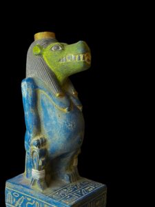 Handmade Egyptian Taweret Statue: Hippo Goddess Decor - Image 3