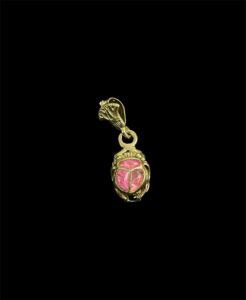 Egyptian Scarab pendant necklace, The decorative Good luck scarab in Ancient Egypt. - Image 3