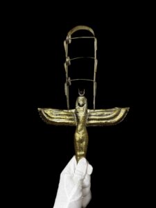 Goddess Hathor Sistrum: Ancient Egyptian Musical Instrument - Image 3