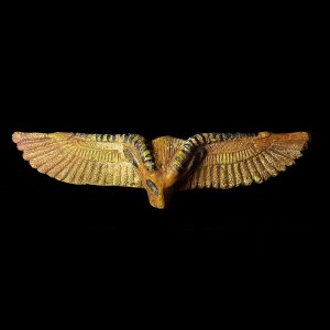 Ram head God Khnum with Winged of Isis for Home protection symbols - Image 3