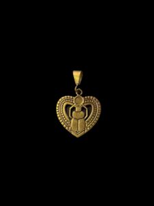 Egyptian Scarab pendant necklace, The decorative Good luck scarab in Ancient Egypt. - Image 3