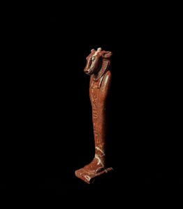 Handmade Jasper Goddess Hathor Statuette: Egyptian Artifact Replica - Image 3