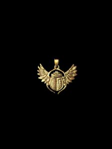 Egyptian Scarab pendant necklace, The decorative Good luck scarab in Ancient Egypt. - Image 3
