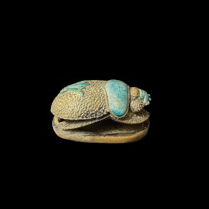 Egyptian Scarab, The decorative Good luck scarab in Ancient Egypt. - Image 3