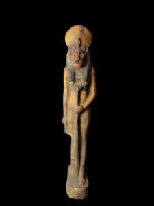 Egyptian Goddess Sekhmet Statue: Colorful Statuette - Image 3