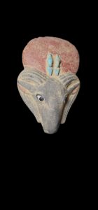 Vintage Ram God Khnum Statue: Ancient Egyptian Decor - Image 3