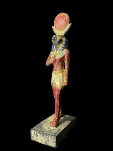 Rare Falcon Egyptian God Ra Statue: God of Sun & Sky - Image 3