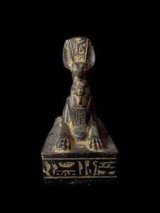 Basalt Stone Egyptian God Anubis Statue - Image 3