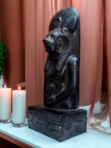 Egyptian Goddess Sekhmet statue. - Image 3