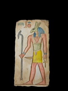 Handcrafted God Seth Statue: Authentic Egyptian Decor - Image 3