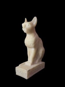 Ancient Egyptian Goddess Bastet statue, Home decor statues made in Egypt - Image 3