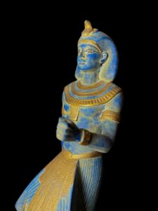 King Tutankhamun Ka Statue: Egyptian Guardian Stone Sculpture - Image 3